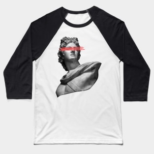 Funky Greek Statue Baseball T-Shirt